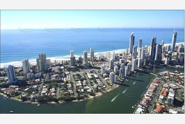 Aerial Video of Paradise Waters at Surfers Paradise QLD Aerial Photography