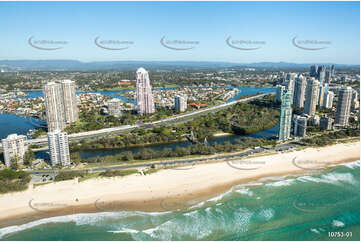 Aerial Photo Main Beach QLD Aerial Photography