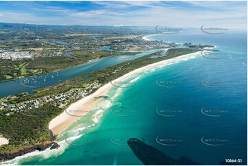 Letitia Spit at Fingal Head - NSW NSW Aerial Photography