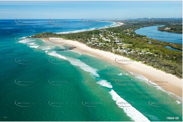 Letitia Spit at Fingal Head - NSW NSW Aerial Photography