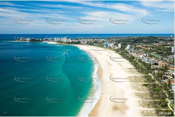 Aerial Photo Bilinga Beach QLD Aerial Photography