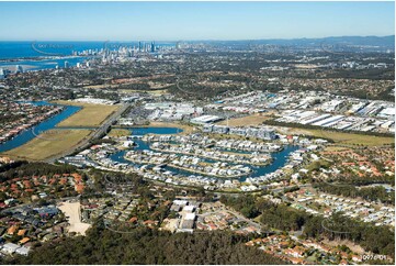 Aerial Photo Biggera Waters QLD Aerial Photography