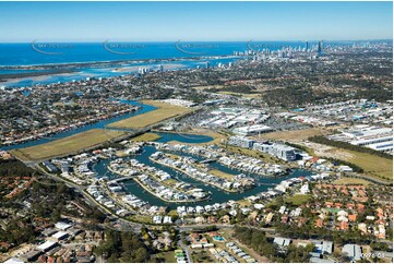 Aerial Photo Biggera Waters QLD Aerial Photography