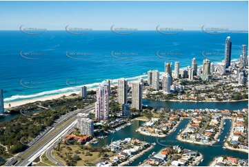 Macintosh Island Park - Surfers Paradise QLD Aerial Photography