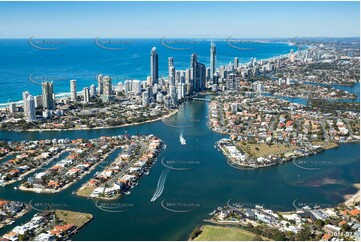 Macintosh Island Park - Surfers Paradise QLD Aerial Photography