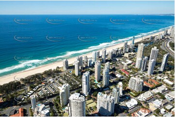 Aerial Photo of Main Beach - Gold Coast QLD Aerial Photography