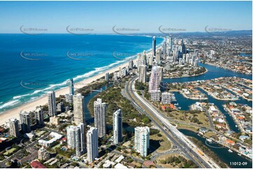 Aerial Photo of Main Beach - Gold Coast QLD Aerial Photography