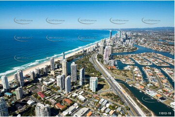 Aerial Photo of Main Beach - Gold Coast QLD Aerial Photography