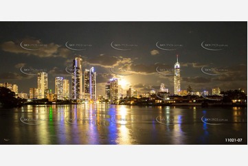 Surfers Paradise at Sunset QLD Aerial Photography