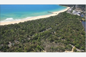 Approaching the Noosa River Bar QLD Aerial Photography