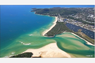 Noosa Bar & River Entrance QLD Aerial Photography