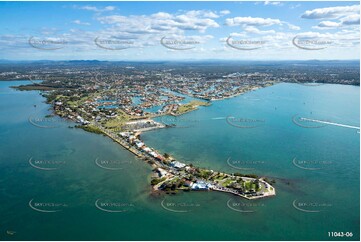 Aerial Photo of Cleveland & Raby Bay QLD Aerial Photography