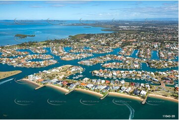 Aerial Photo of Cleveland & Raby Bay QLD Aerial Photography