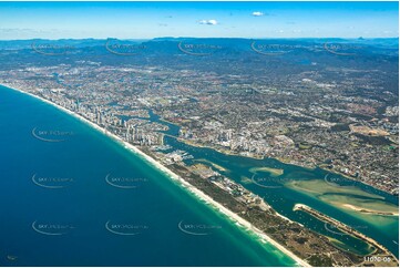 A view of Southport from 8000ft QLD Aerial Photography