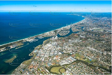 A view of Southport from 8000ft QLD Aerial Photography