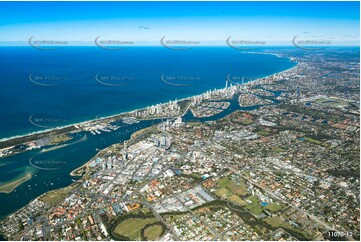 A view of Southport from 8000ft QLD Aerial Photography