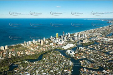 Aerial Photo Broadbeach Waters QLD Aerial Photography