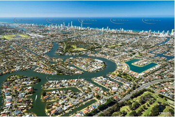 Aerial Photo Broadbeach Waters QLD Aerial Photography