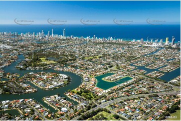 Aerial Photo Broadbeach Waters QLD Aerial Photography