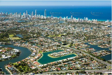 Aerial Photo Broadbeach Waters QLD Aerial Photography