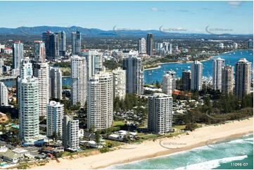 Aerial Photo of Main Beach QLD Aerial Photography