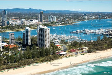 Aerial Photo of Main Beach QLD Aerial Photography