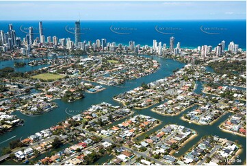 Aerial Photo Broadbeach Waters QLD Aerial Photography