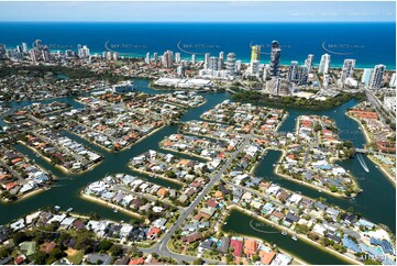 Aerial Photo Broadbeach Waters QLD Aerial Photography