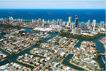 Aerial Photo Broadbeach Waters QLD Aerial Photography