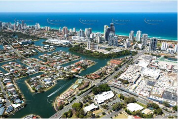 Aerial Photo Broadbeach Waters QLD Aerial Photography