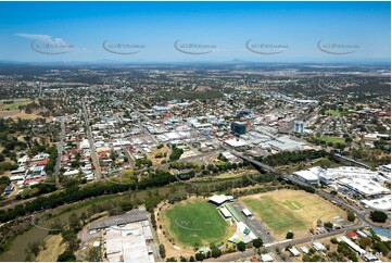 Aerial Photo Ipswich CBD QLD Aerial Photography