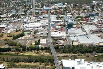 Aerial Photo Ipswich CBD QLD Aerial Photography