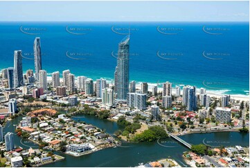 Sunbathing Surfers Paradise QLD Aerial Photography