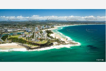 Aerial Photo Coolangatta & Point Danger QLD Aerial Photography