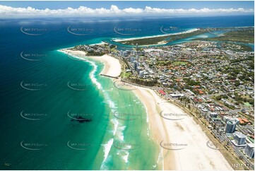 Aerial Photo Coolangatta & Point Danger QLD Aerial Photography