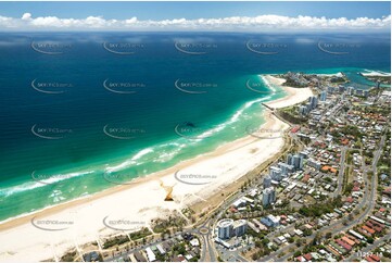 Aerial Photo Coolangatta & Point Danger QLD Aerial Photography