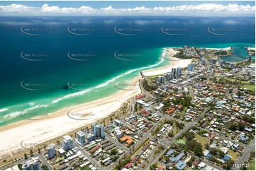 Aerial Photo Coolangatta & Point Danger QLD Aerial Photography