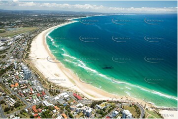 Aerial Photo Coolangatta & Point Danger QLD Aerial Photography