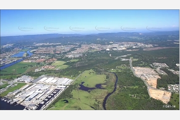 Monterey Keys & Saltwater Creek - Helensvale QLD Aerial Photography