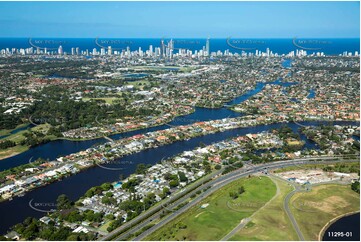 Aerial Photo Carrara QLD Aerial Photography