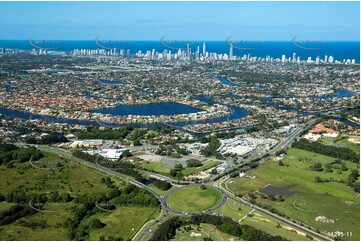 Aerial Photo Carrara QLD Aerial Photography