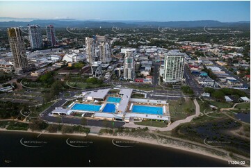 Gold Coast Aquatic Centre at Dawn QLD Aerial Photography