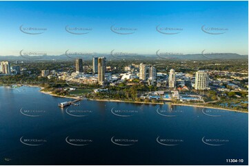 Gold Coast Aquatic Centre at Dawn QLD Aerial Photography