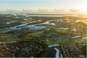 Oyster Cove & Monterey Keys at Dawn QLD Aerial Photography