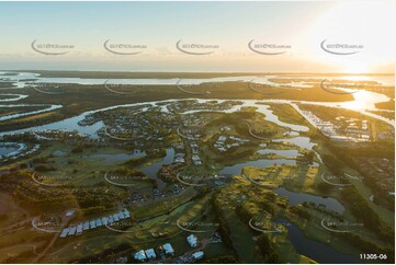 Oyster Cove & Monterey Keys at Dawn QLD Aerial Photography