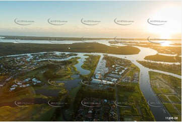 Oyster Cove & Monterey Keys at Dawn QLD Aerial Photography