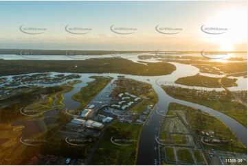 Oyster Cove & Monterey Keys at Dawn QLD Aerial Photography