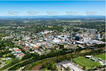 Aerial Photo Ipswich CBD QLD Aerial Photography