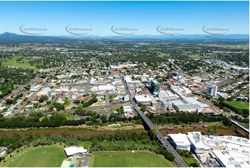 Aerial Photo Ipswich CBD QLD Aerial Photography