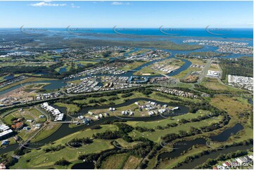 Aerial Photo Hope Island QLD Aerial Photography